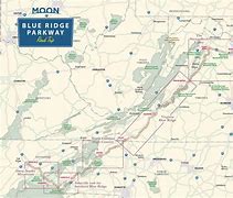 Image result for Blue Ridge Parkway Map with Overlooks