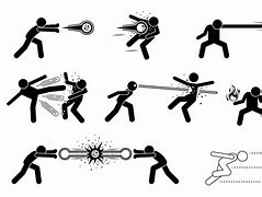 Image result for Cool Stickman Fight Stances