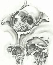 Image result for Evil Skull Art