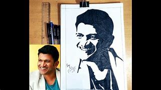 Image result for Puneeth Rajkumar Digital Painting