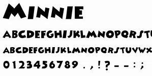 Image result for Minnie Mouse Font Free