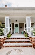 Image result for Front Porch with Walkway Fence