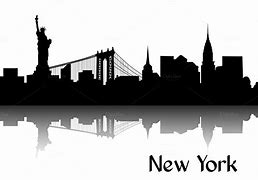 Image result for New York Skyline Black and White