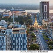 Image result for Yangon City Sunset in Myanmar