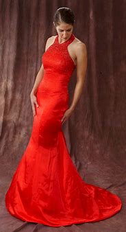 Image result for Red Gowns Evening Wear