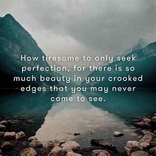 Image result for Perfection Quotes Two Kinds