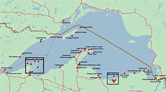 Image result for Lake Superior Map