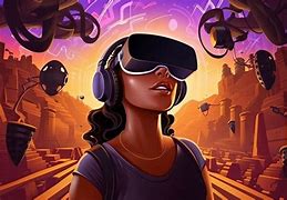 Image result for Cartoon Face with VR Glasses