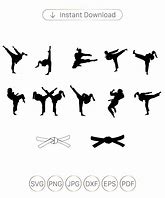 Image result for Karate Chop Girl SVG