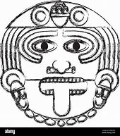 Image result for Ancient Aztec Sun God