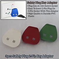 Image result for Safety Plug Adapters