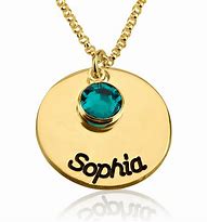 Image result for Crystal Name Necklace