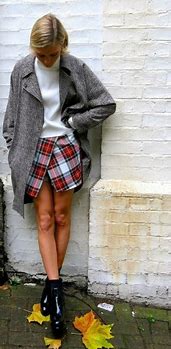 Image result for Women Christmas Plaid Jacket