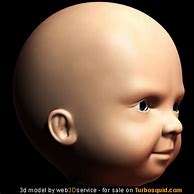 Image result for Free 3D Model of Baby Head