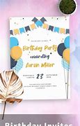 Image result for B Day Invites