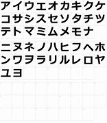 Image result for Katakana Font