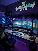 Image result for Hexagon Sound Panels Gaming Setup