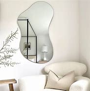 Image result for Black Asymmetric Wall Mirror