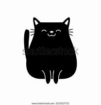 Image result for Black Cat Desktop Cute Doodle