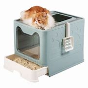 Image result for Covered Cat Litter Box