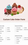 Image result for Cupcake Cake Order Form