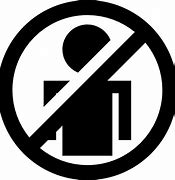 Image result for No Person Icon