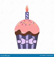 Image result for Birthday Cupcake Cut Out