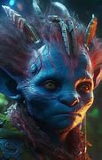 Image result for Blue Alien Head