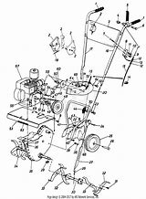 Image result for Craftsman Rear Tine Tiller Parts Diagram