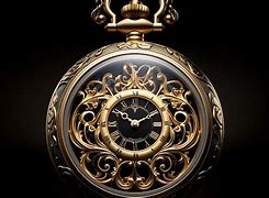 Image result for Small Gold Clock with Roman Numerals