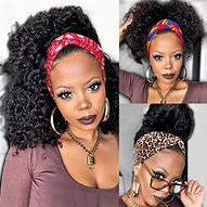 Image result for Curly Half Wigs with Headband