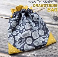 Image result for Sew a Small Drawstring Bag