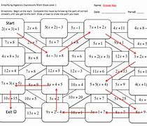 Image result for Algebraic Math Maze