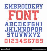 Image result for International Font Embroidery