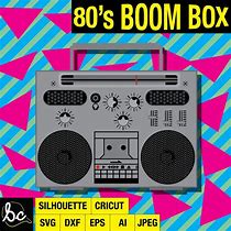 Image result for 80s Boom Box SVG