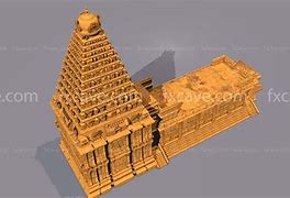 Image result for Thanjavur Temple 3D Model