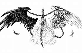 Image result for Demon with Wings Tattoo Sketch