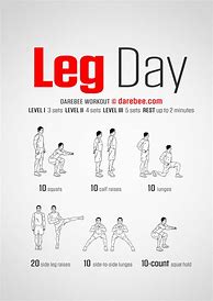 Image result for Leg Day Workout Routine