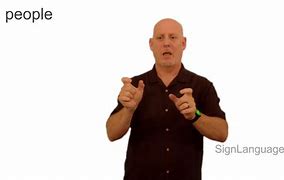 Image result for Person in Sign Language