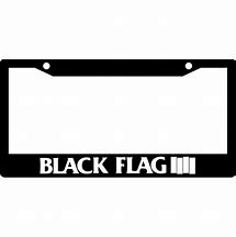 Image result for Black US Flag License Plate Frames