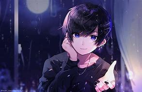 Image result for Cut Anime Boy with Black Hair