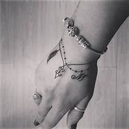 Image result for Name Bracelet Tattoos On Wrist