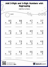 Image result for First Grade Addition Worksheets