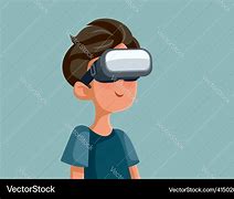 Image result for Cartoon Face with VR Glasses