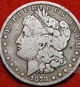 Image result for 1878 Morgan Dollar Blurred CC