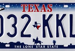 Image result for Texas Name License Plate