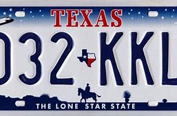 Image result for Texas State License Plate