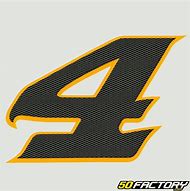 Image result for Number 4 Sticker