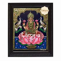 Image result for Lakshmi Tanjore Painting