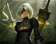 Image result for 2B Official Art